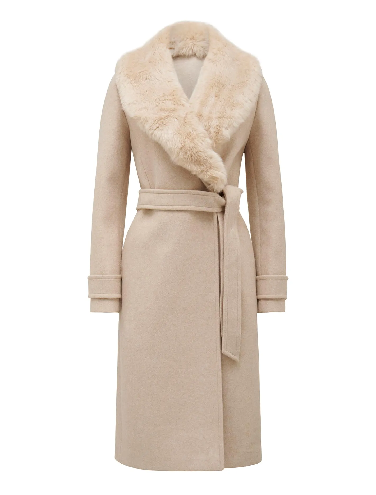 Nora Faux Fur Collar Coat