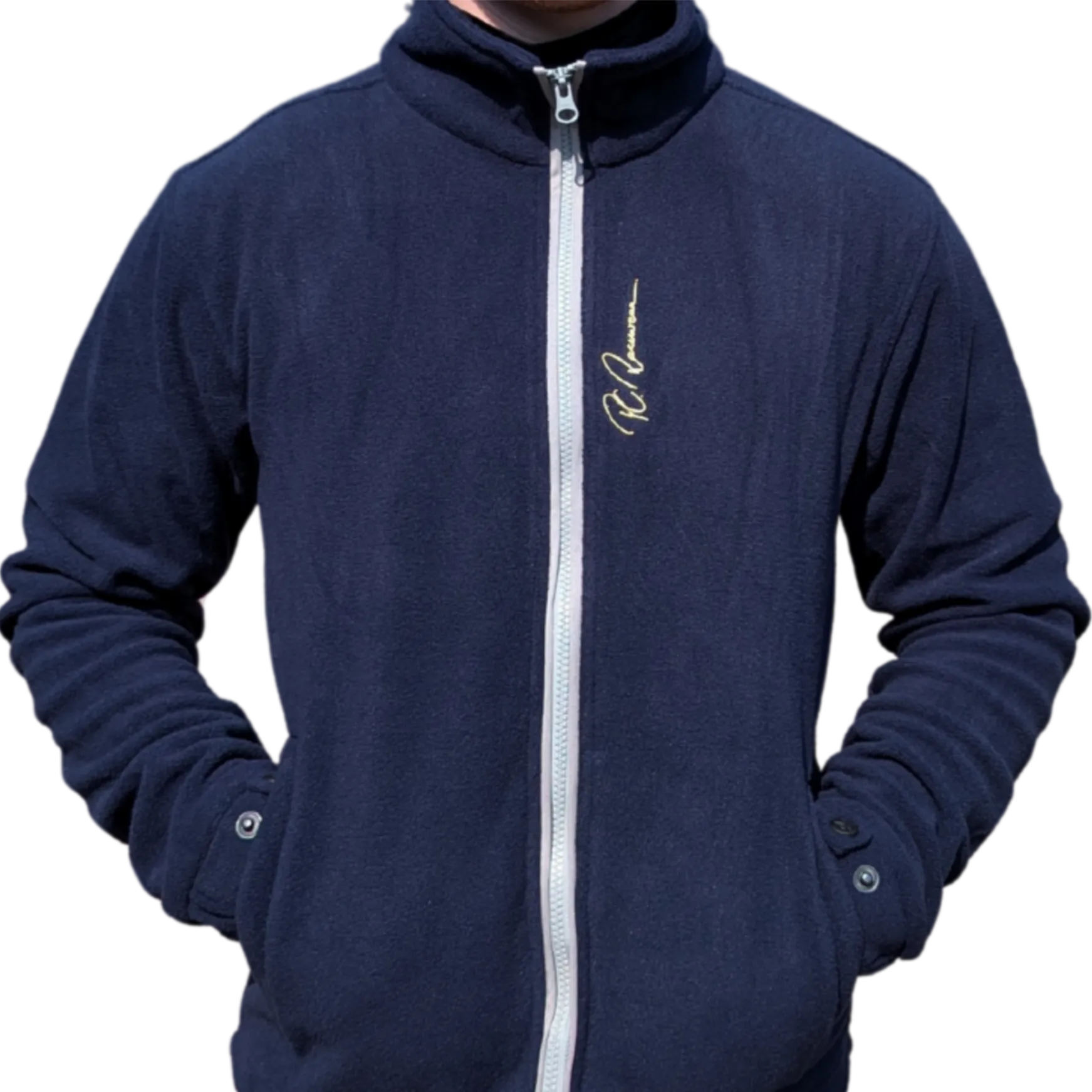 Paddock Fleece Jacket - Navy/Grey - Childrens