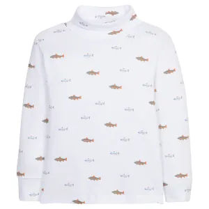 Printed Turtleneck - Fish