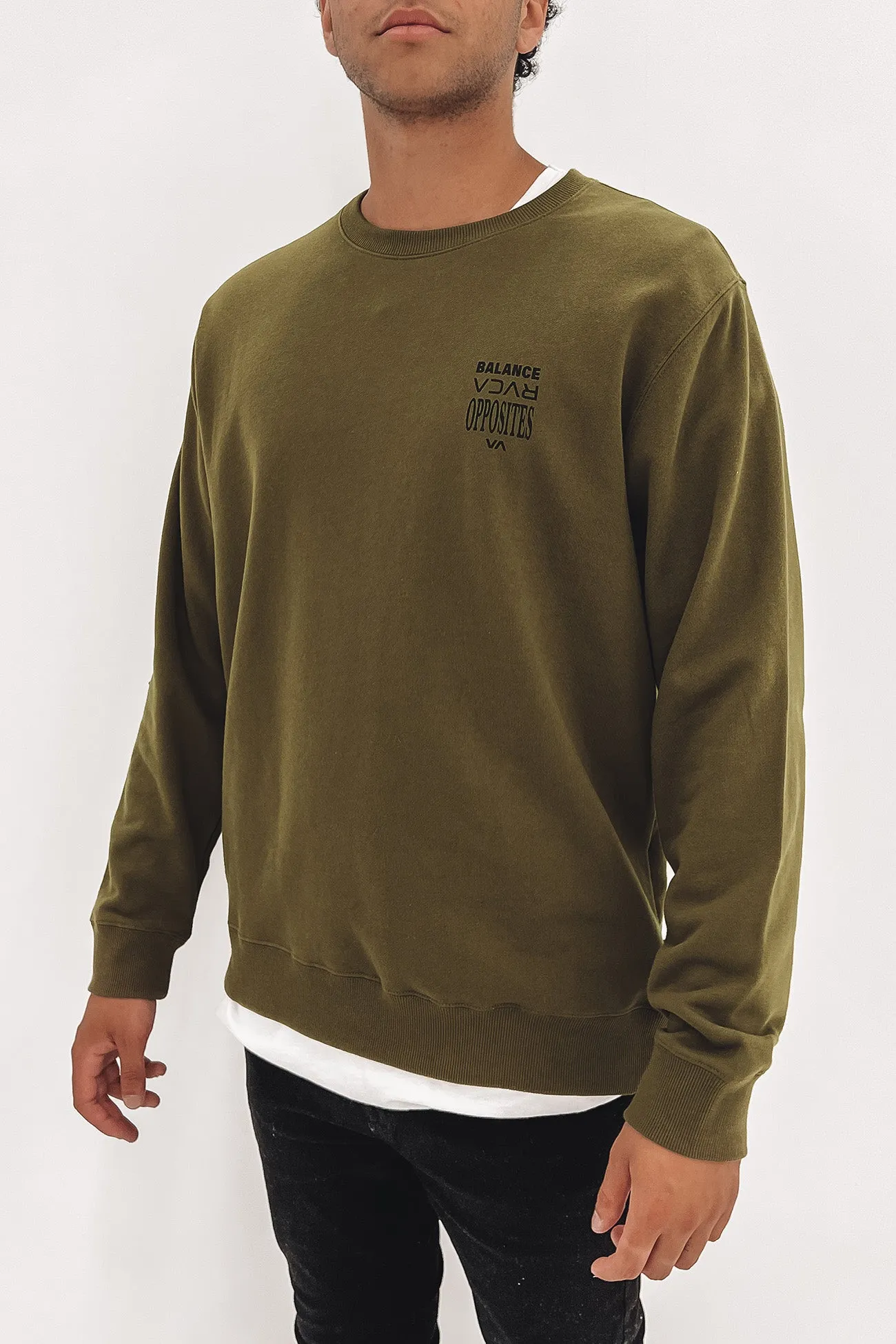 Prize Fight Crew Dark Olive