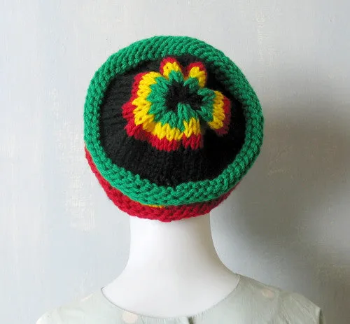 Rasta Knitted Unisex Dread Hat