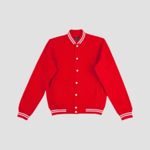 RED VARSITY JACKET