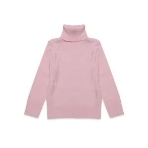 Ribbed Turtleneck pink