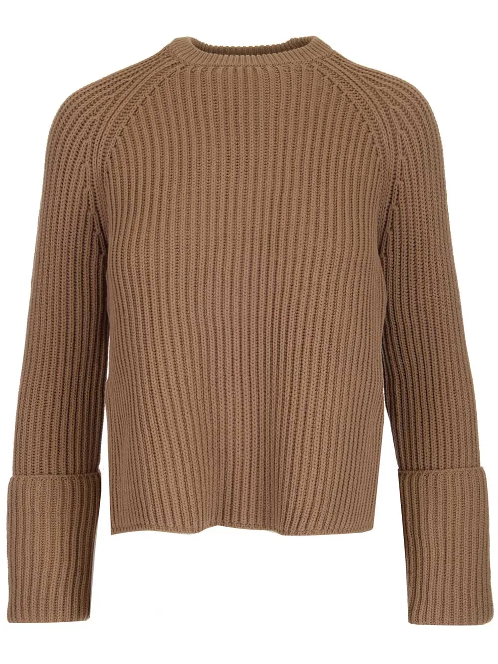 'S Max Mara Crewneck Rib Knit Jumper