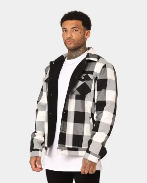 Saint Morta Checks Sherpa Jacket Black/White