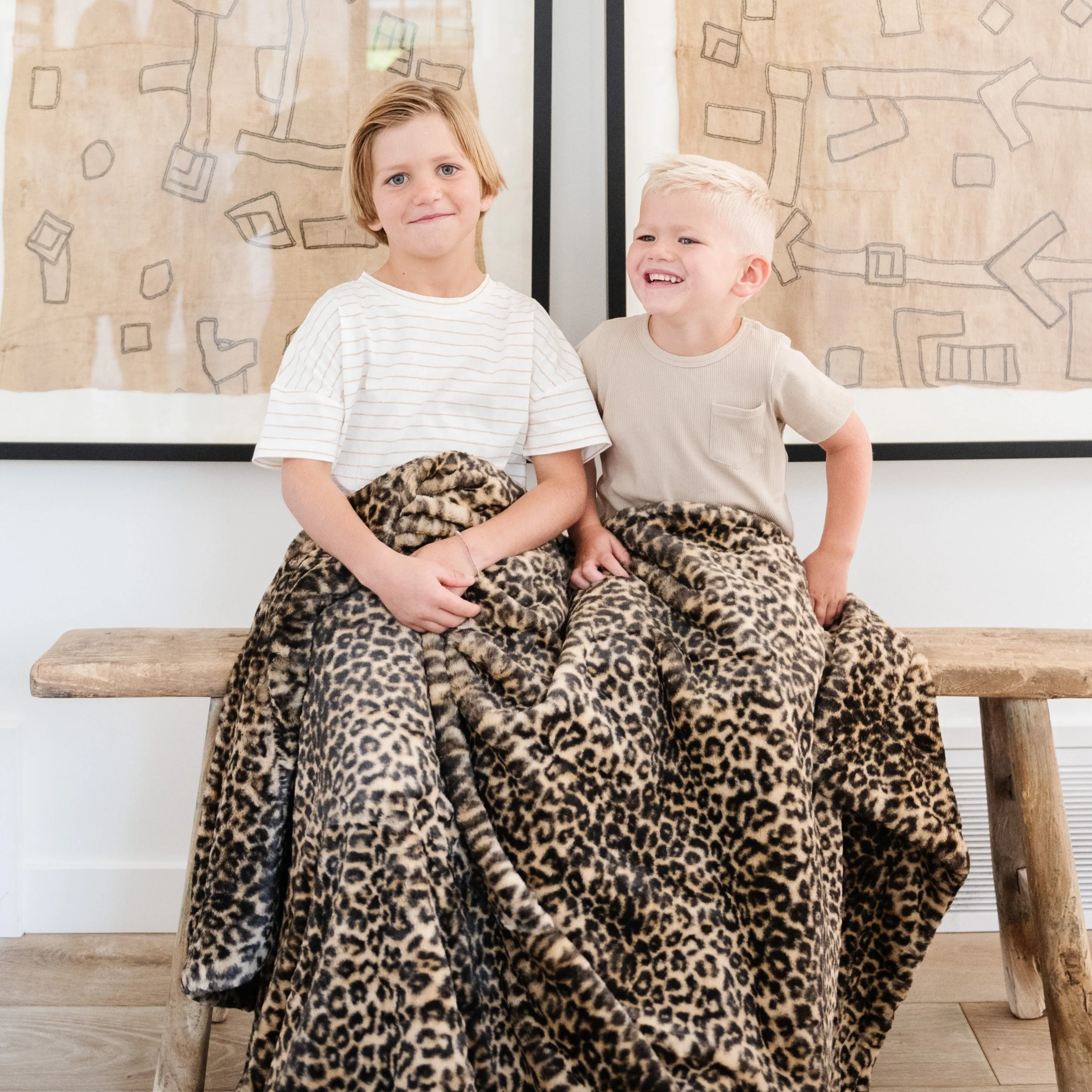 Saranoni Faux Fur Toddler | Classic Leopard