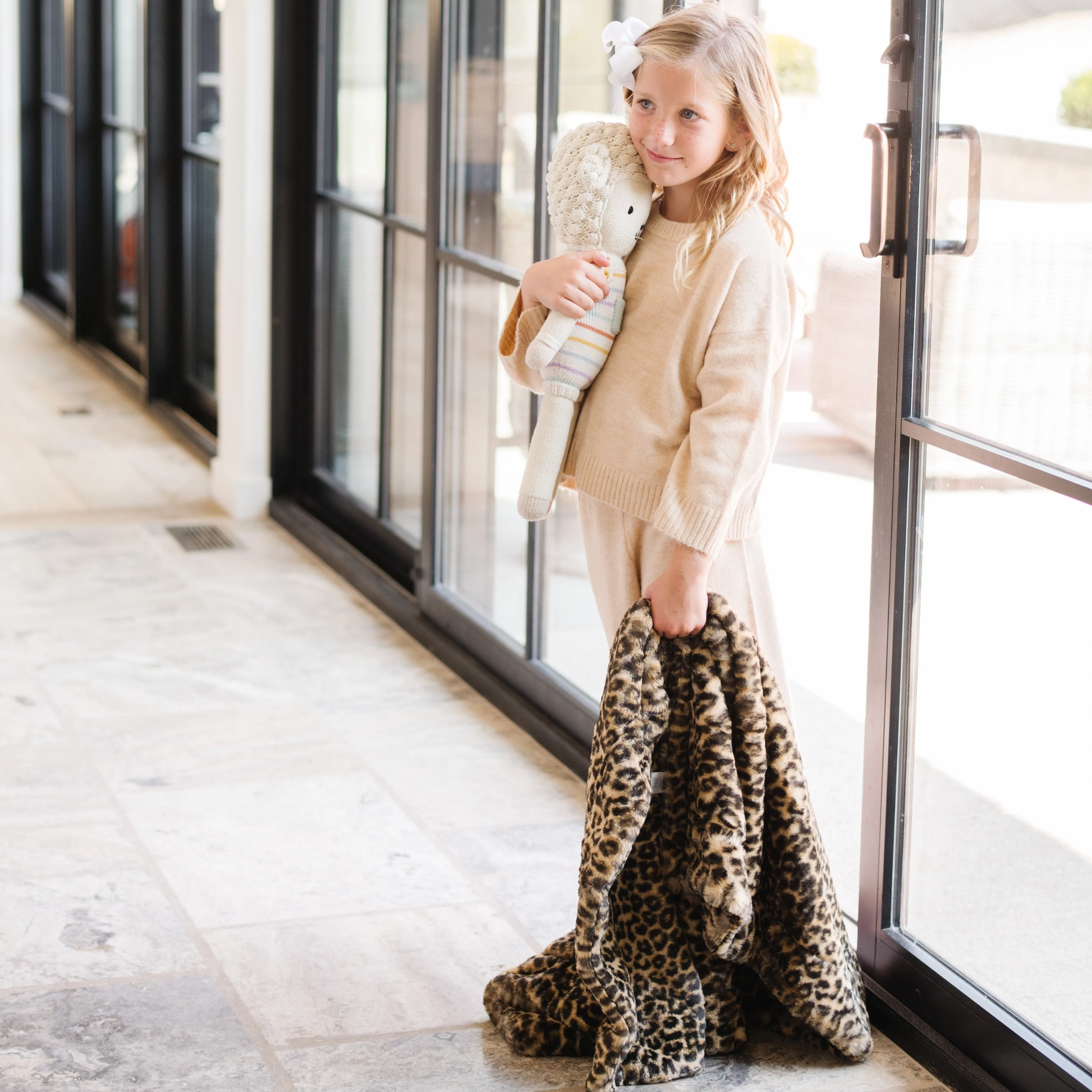 Saranoni Faux Fur Toddler | Classic Leopard