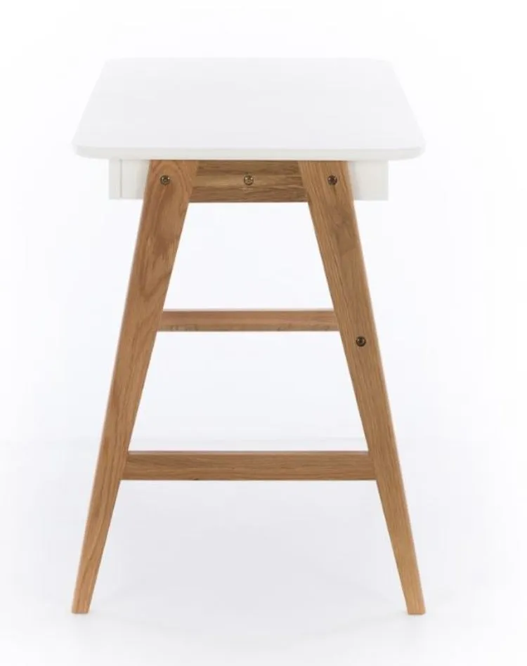 Scandinavian Style Desk Radius Writing Desk 1100mm-2colours