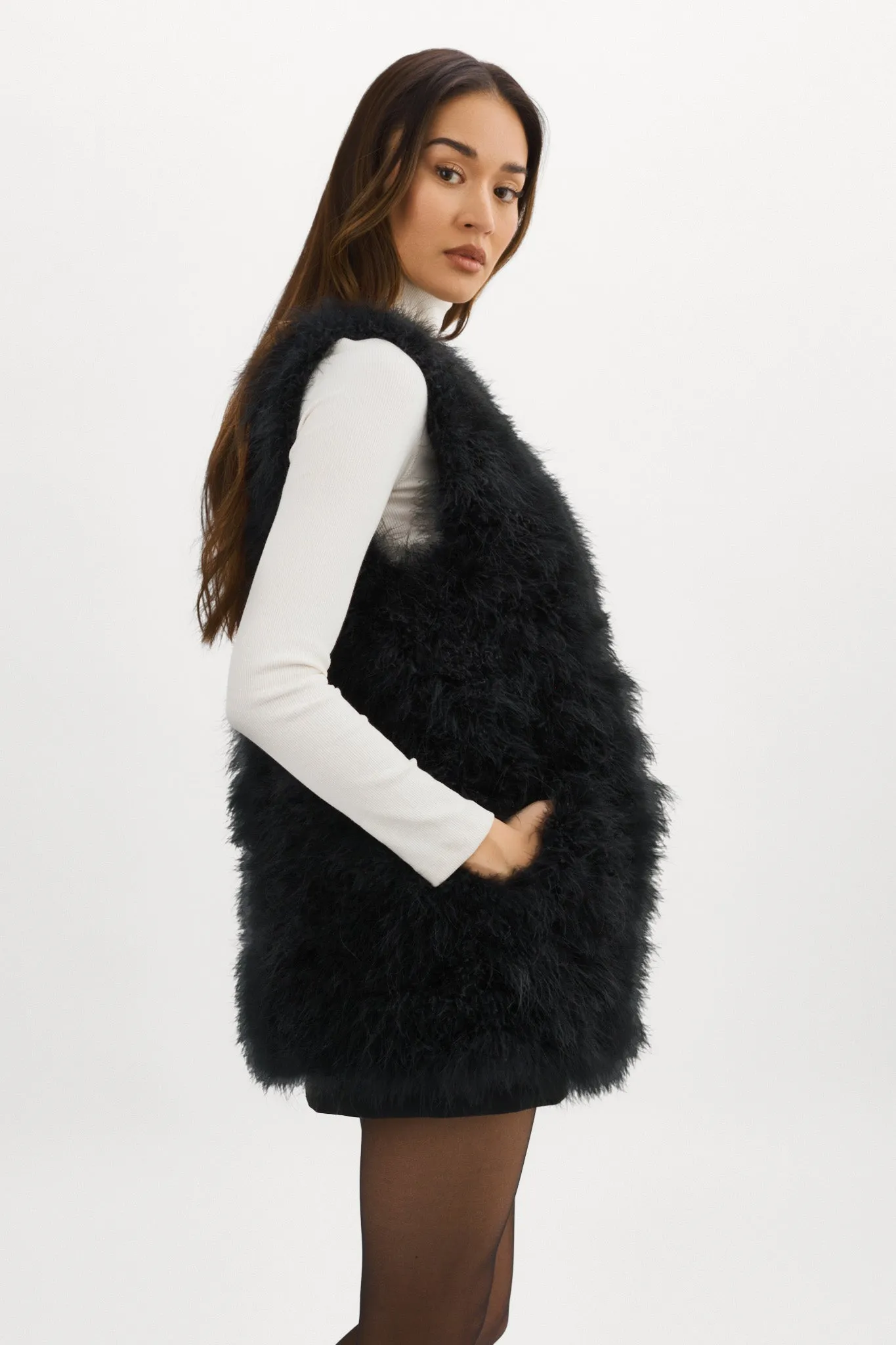 SELMA | Feather Vest