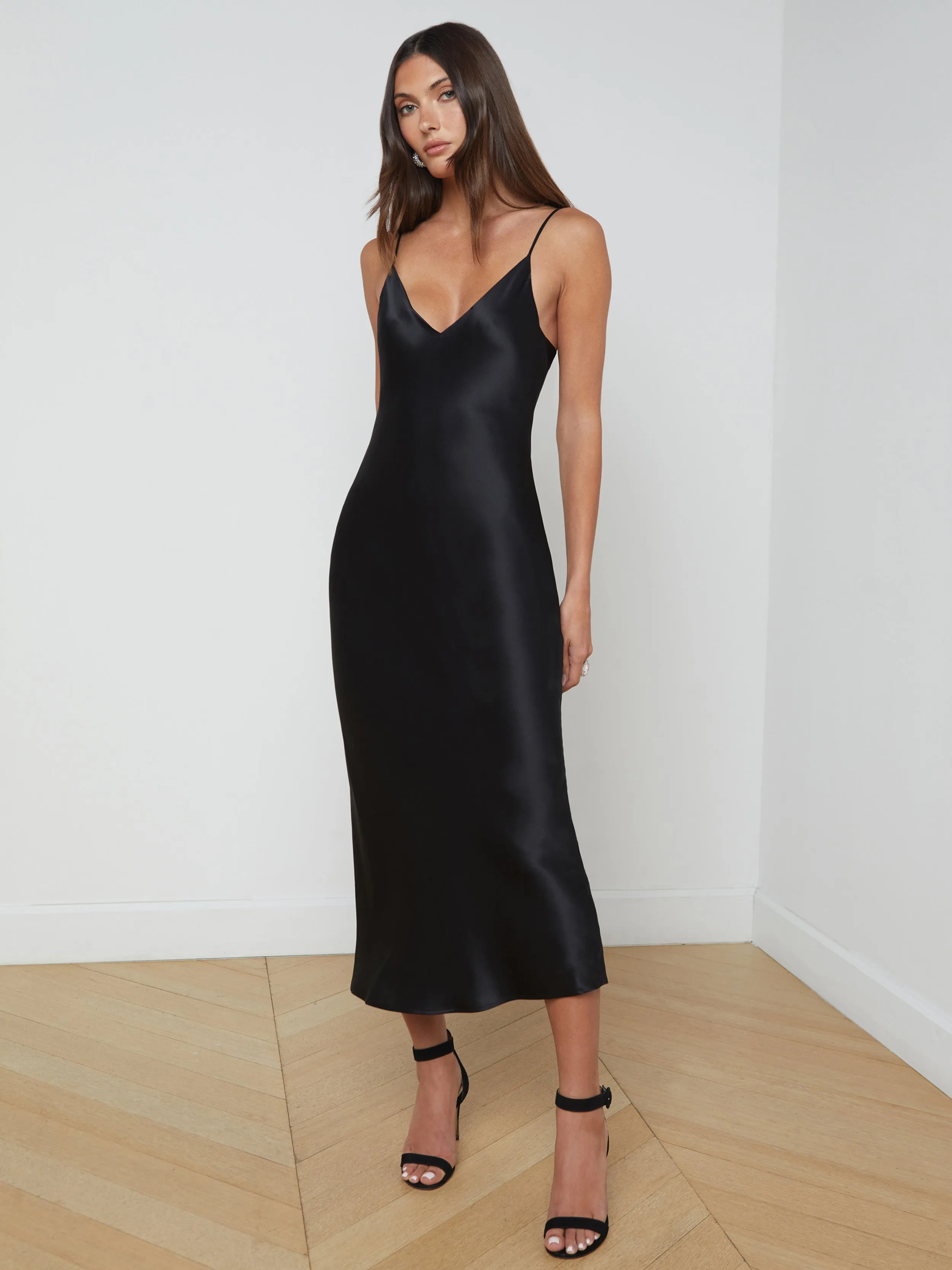 Seridie Silk Slip Dress