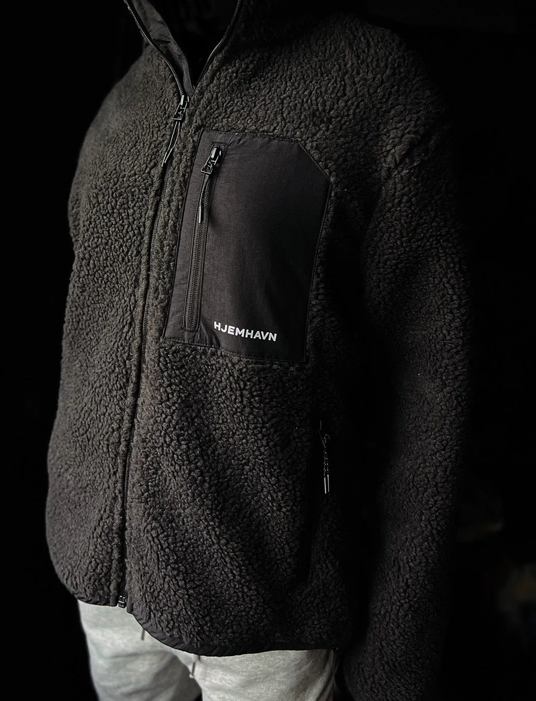 Sherpa Jacket - Black