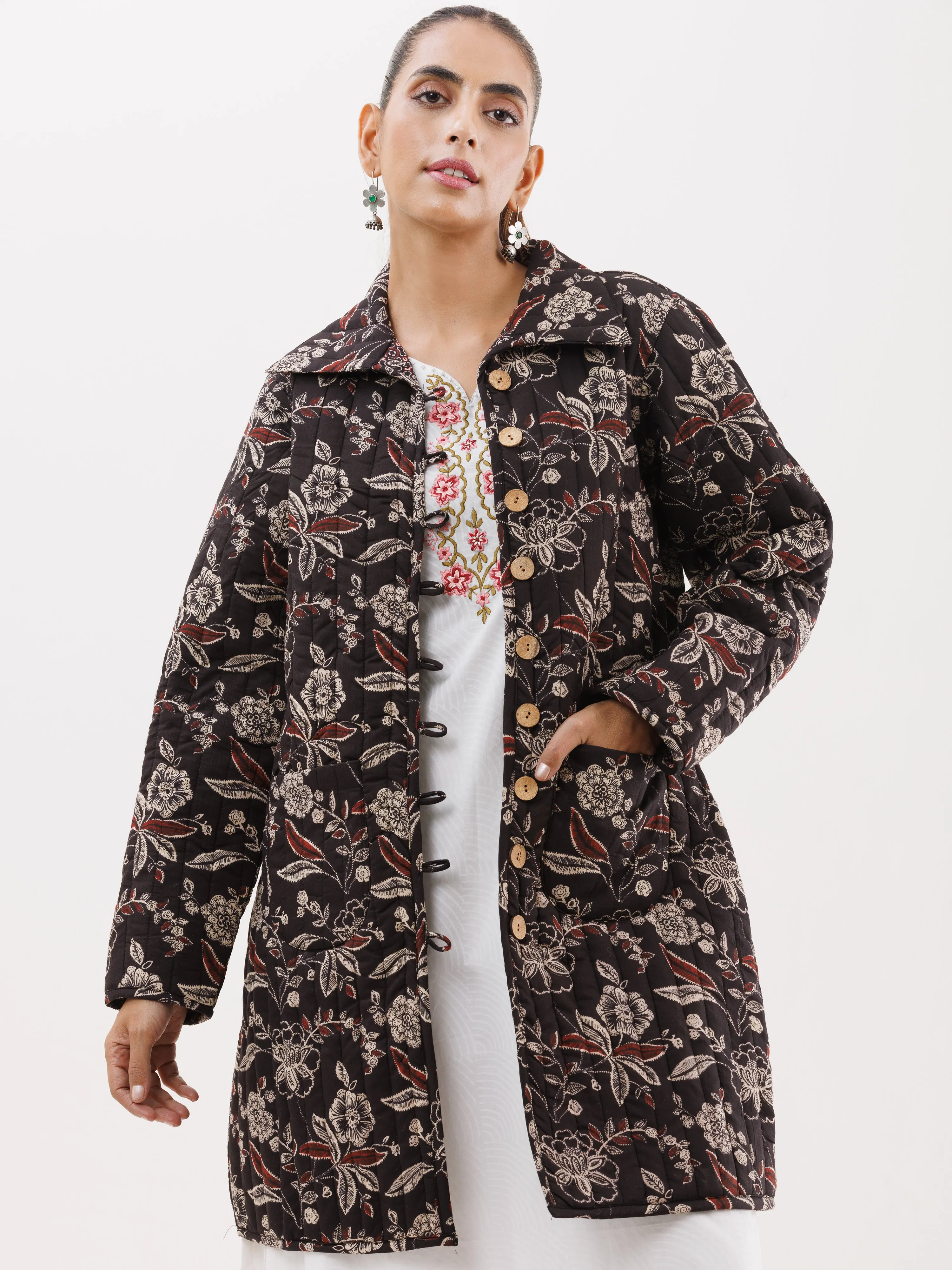 Shishir Sumeera Quilted Reversible Jacket