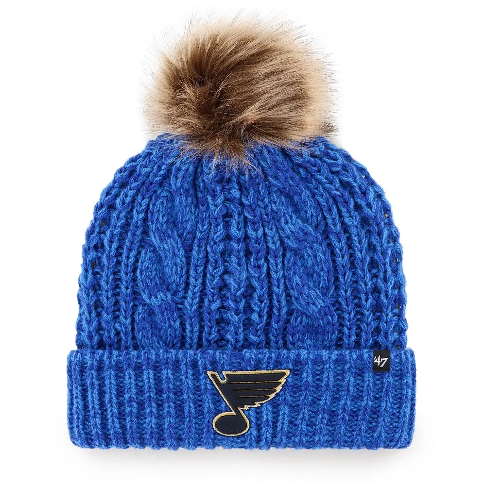 ST. LOUIS BLUES 47' LADIES MEEKO POM KNIT HAT - ROYAL