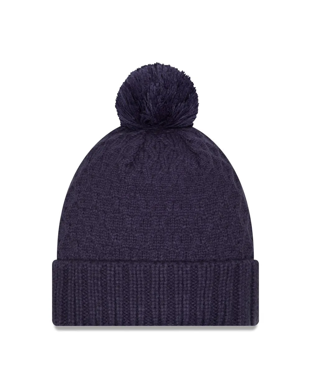 ST. LOUIS BLUES NEW ERA LADIES CHUNKY POM KNIT - NAVY