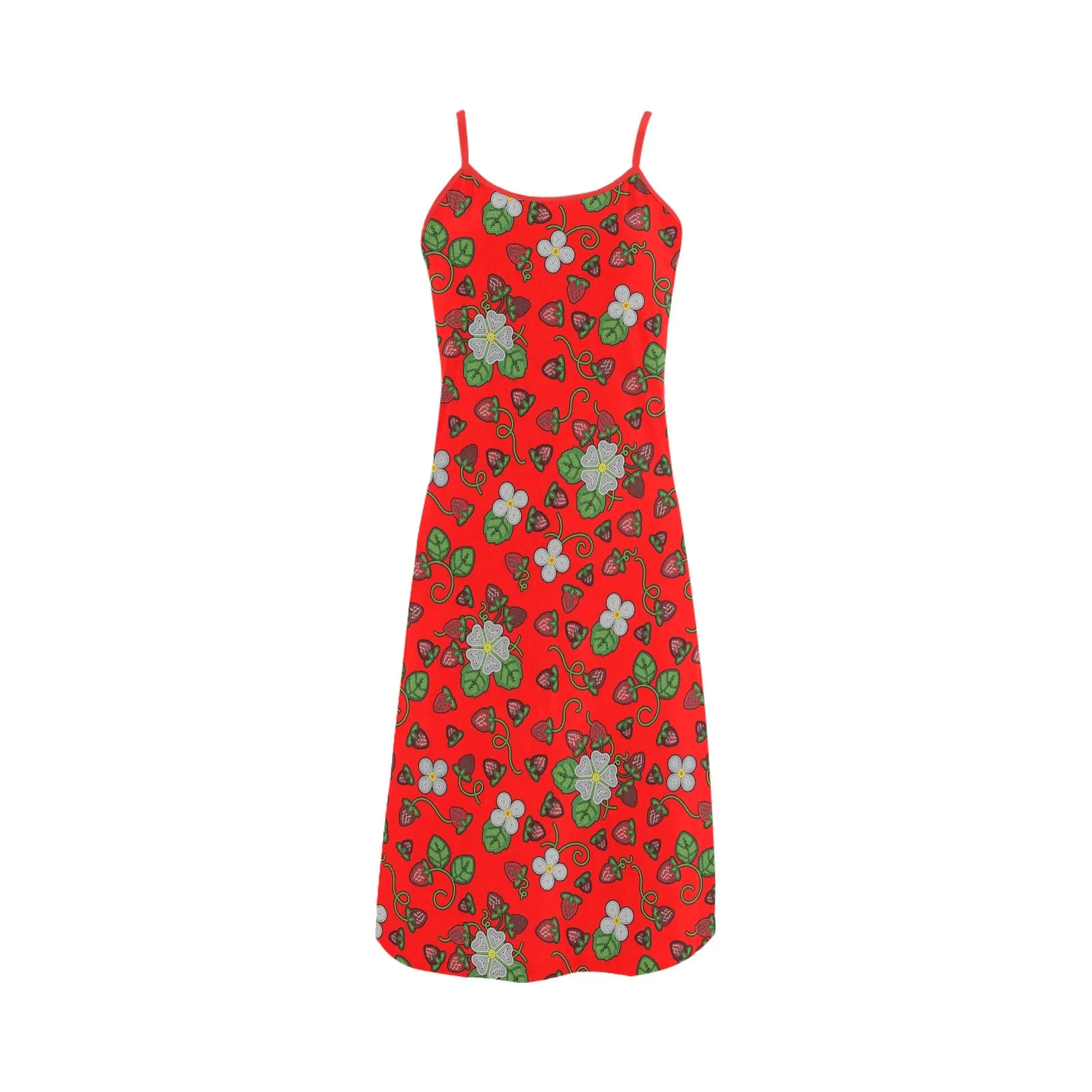 Strawberry Dreams Fire Alcestis Slip Dress