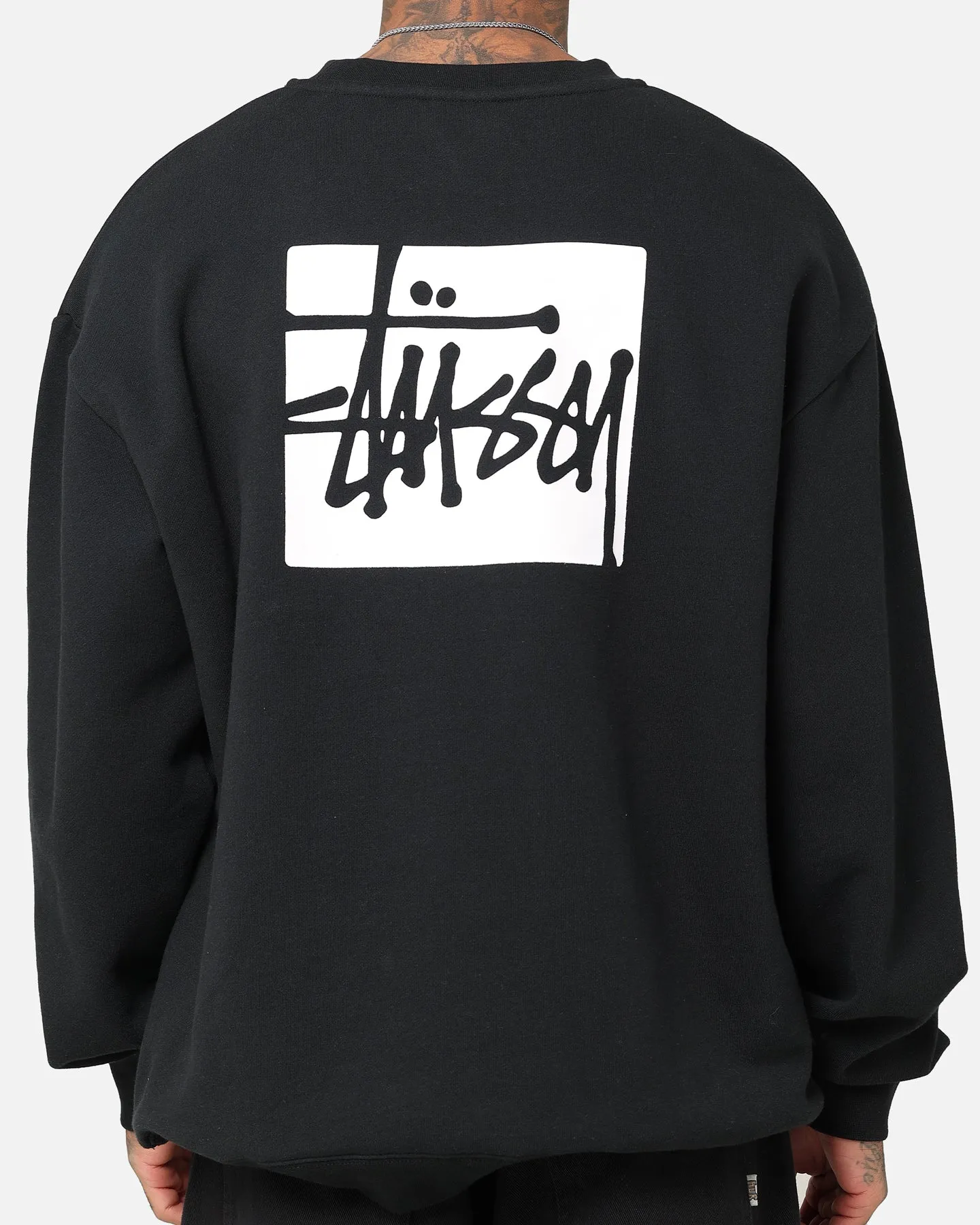 Stussy Square LCB Crewneck Black