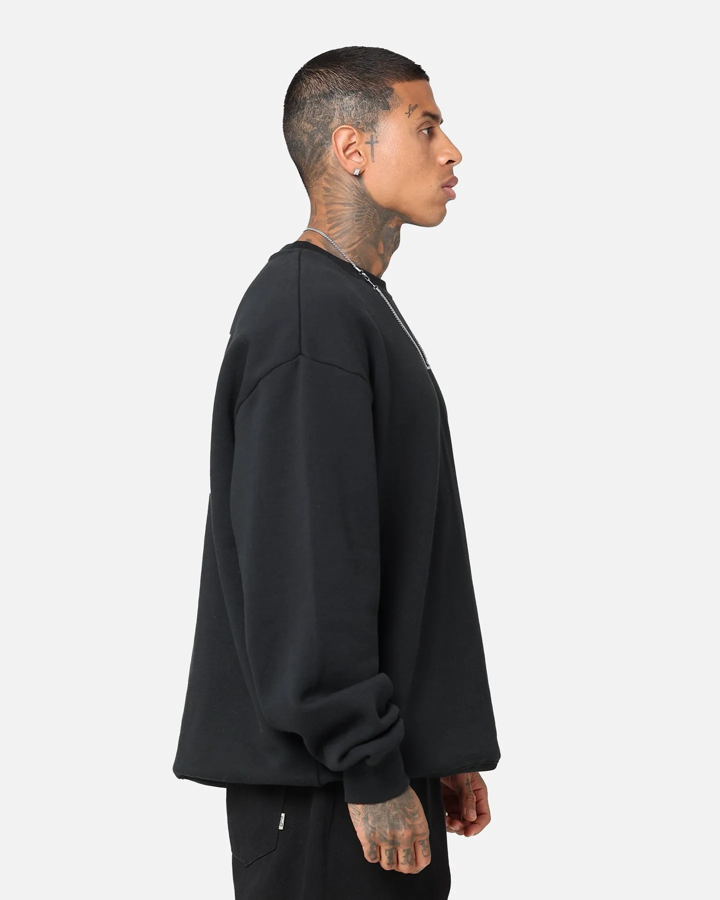 Stussy Square LCB Crewneck Black