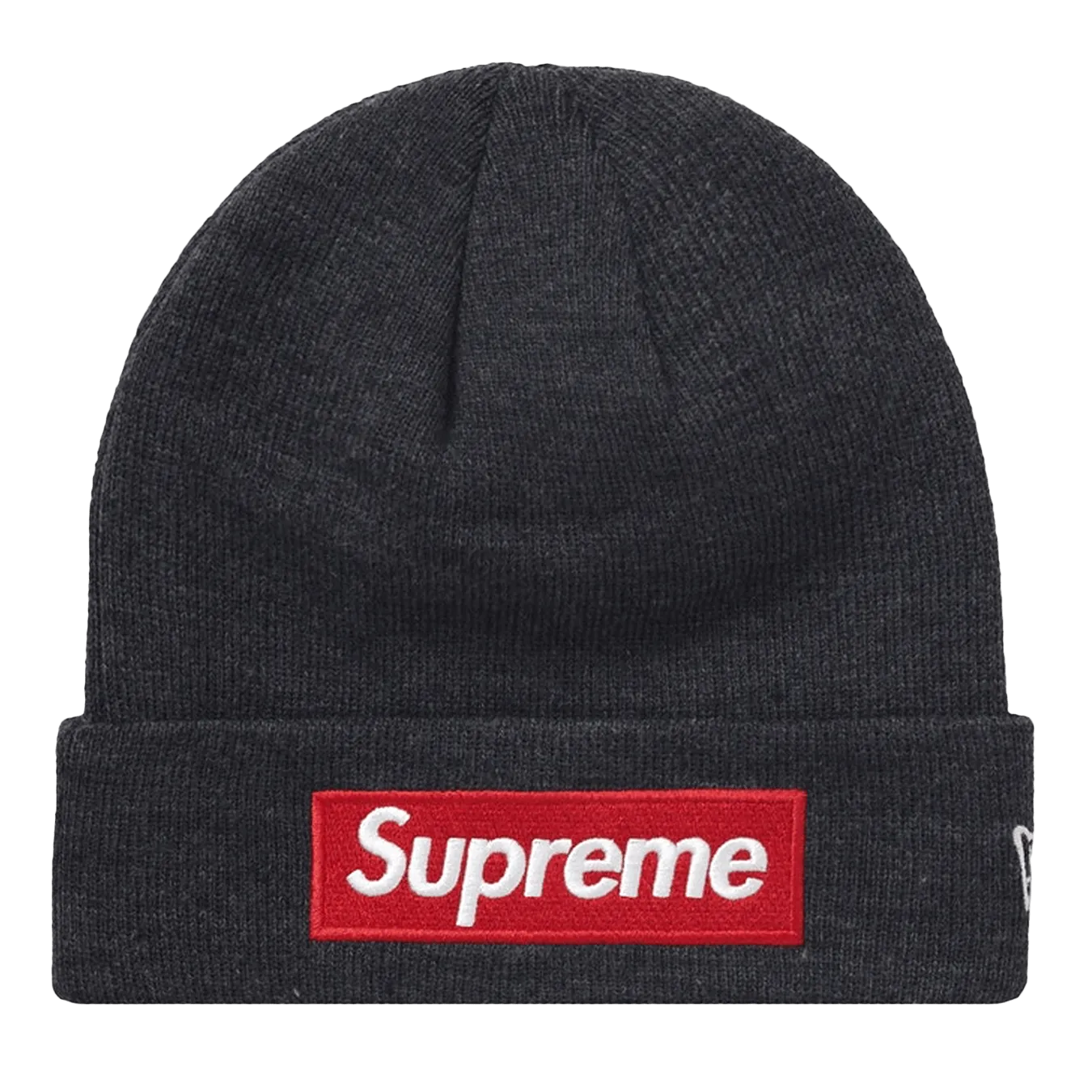 Supreme x New Era Box Logo Beanie 'Charcoal'