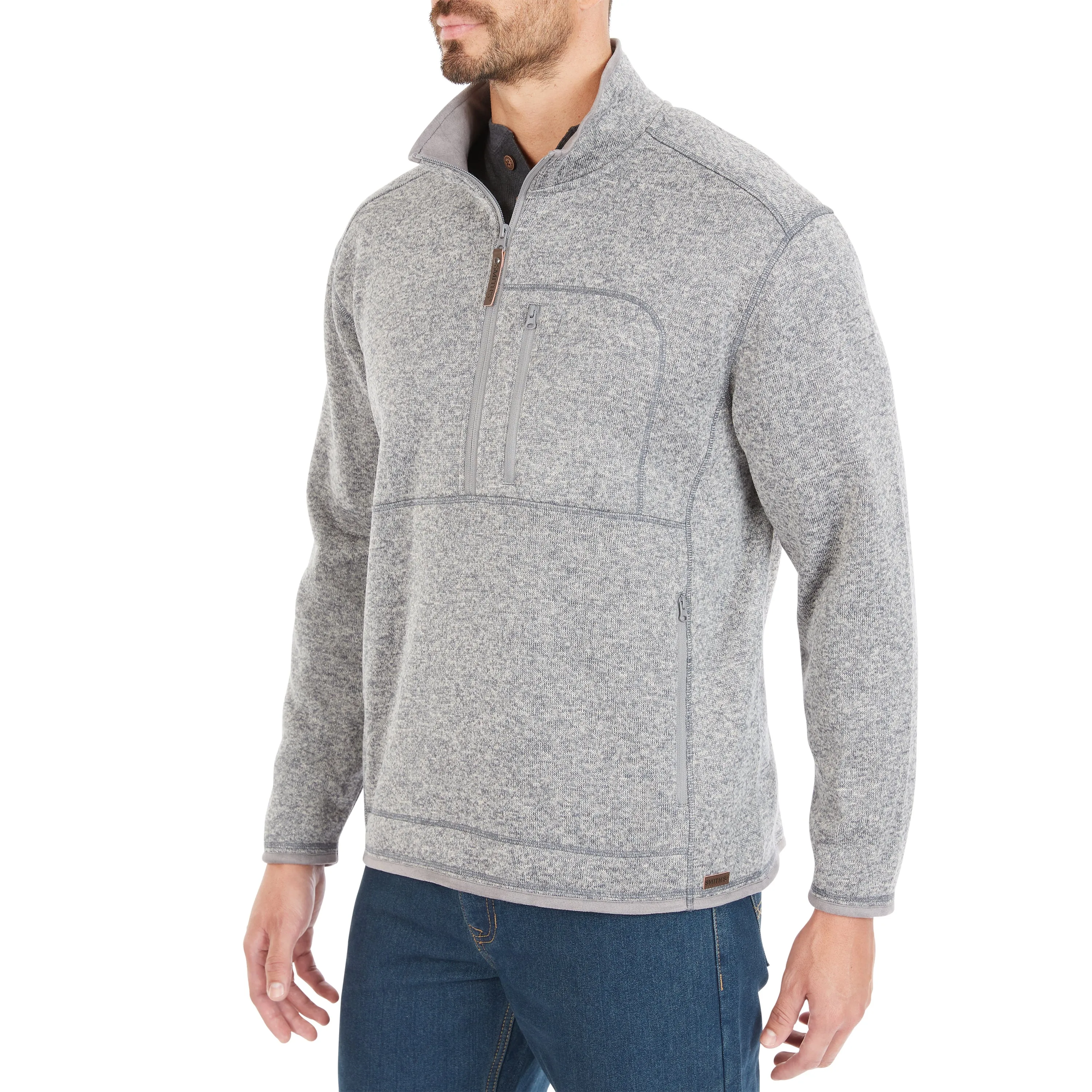 SWEATER FLEECE QUARTER ZIP PULLOVER