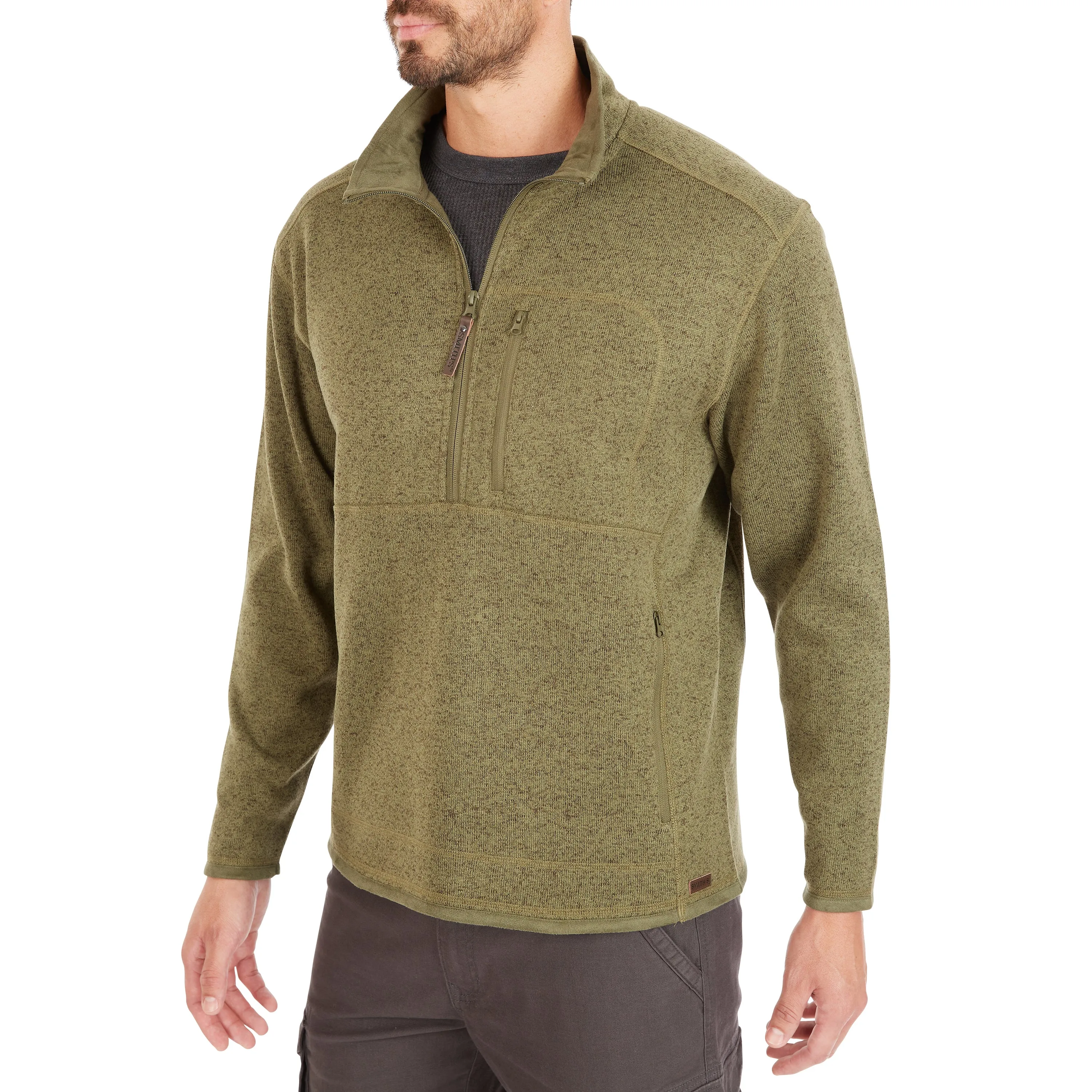 SWEATER FLEECE QUARTER ZIP PULLOVER