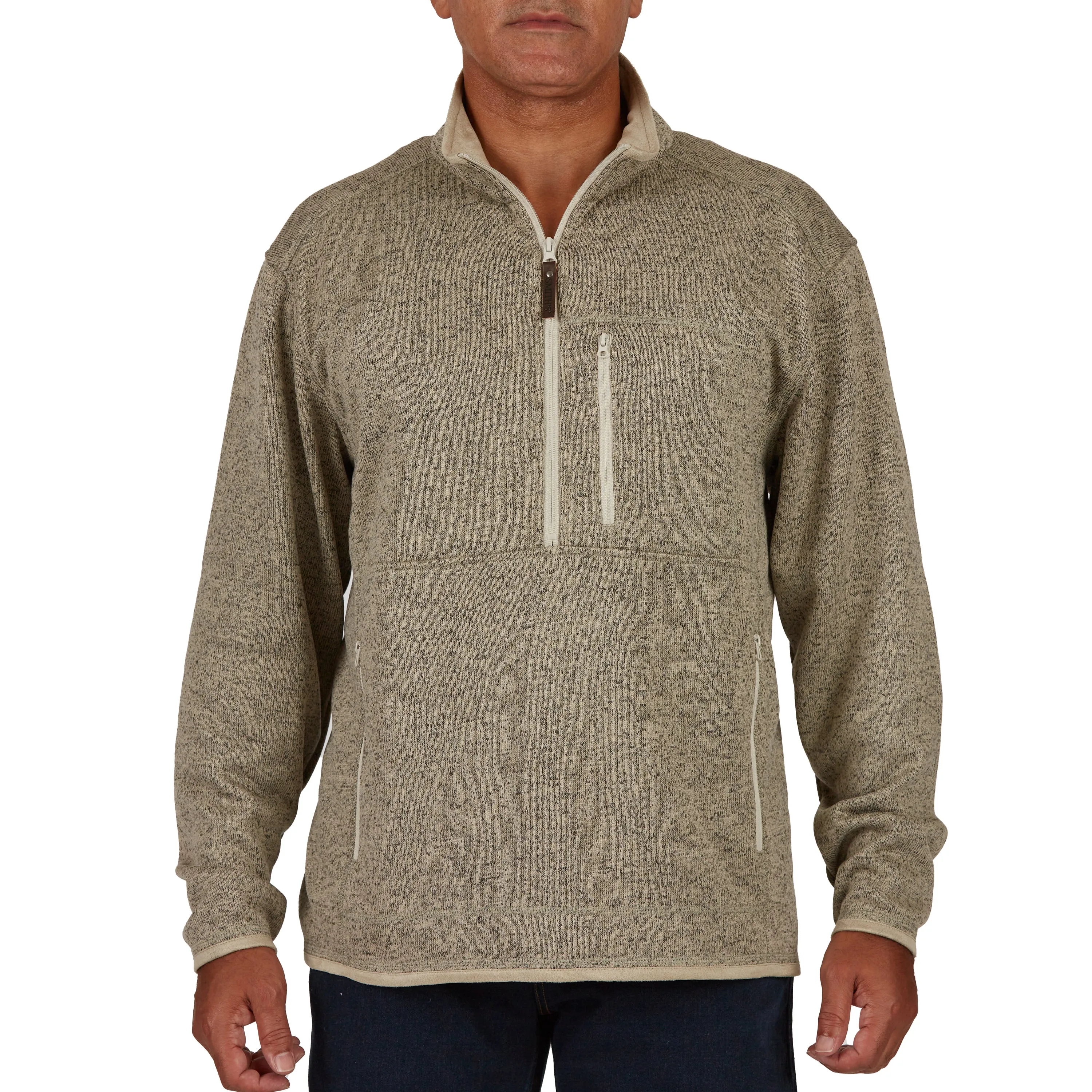 SWEATER FLEECE QUARTER ZIP PULLOVER