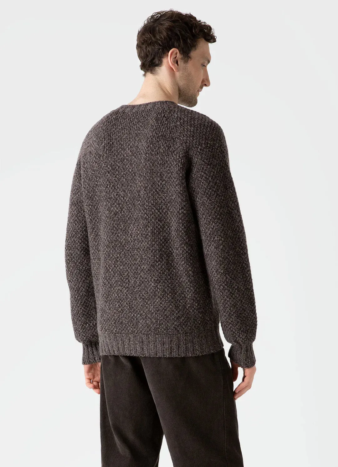 Textured Lambswool Jumper