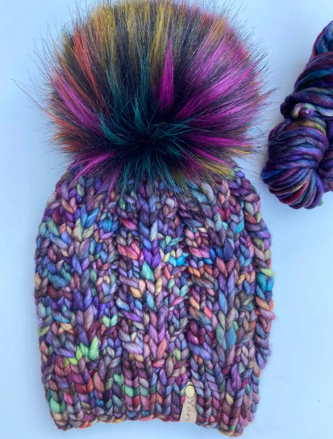 The Faux Shizzle Beanie knit hat PATTERN