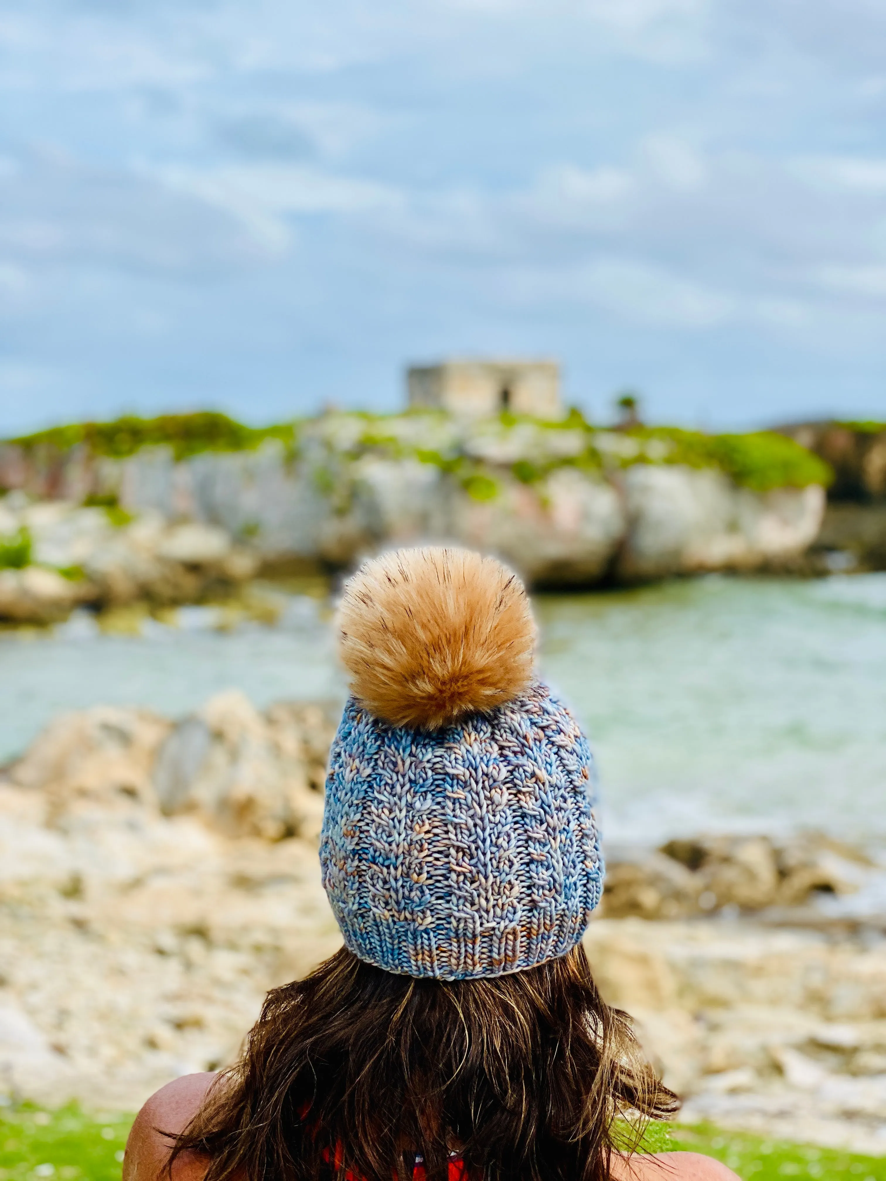 The Faux Shizzle Beanie knit hat PATTERN