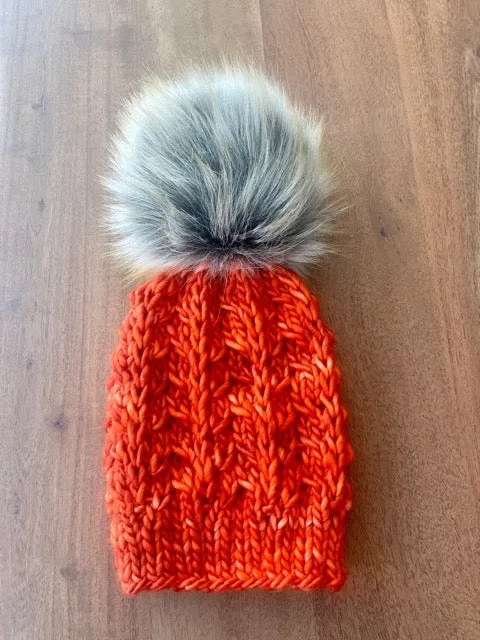 The Faux Shizzle Beanie knit hat PATTERN