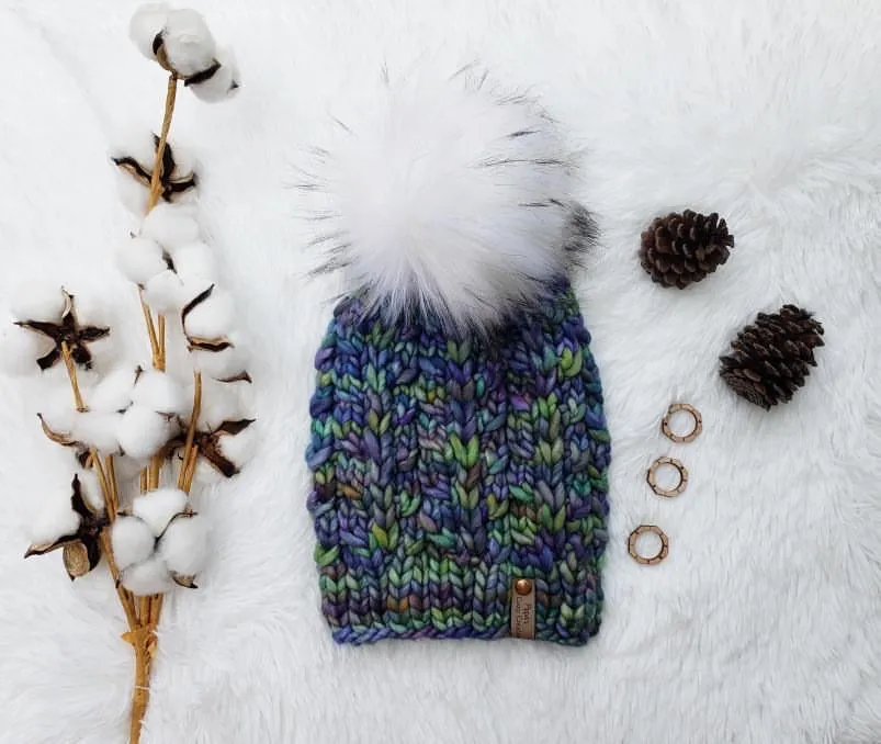 The Faux Shizzle Beanie knit hat PATTERN