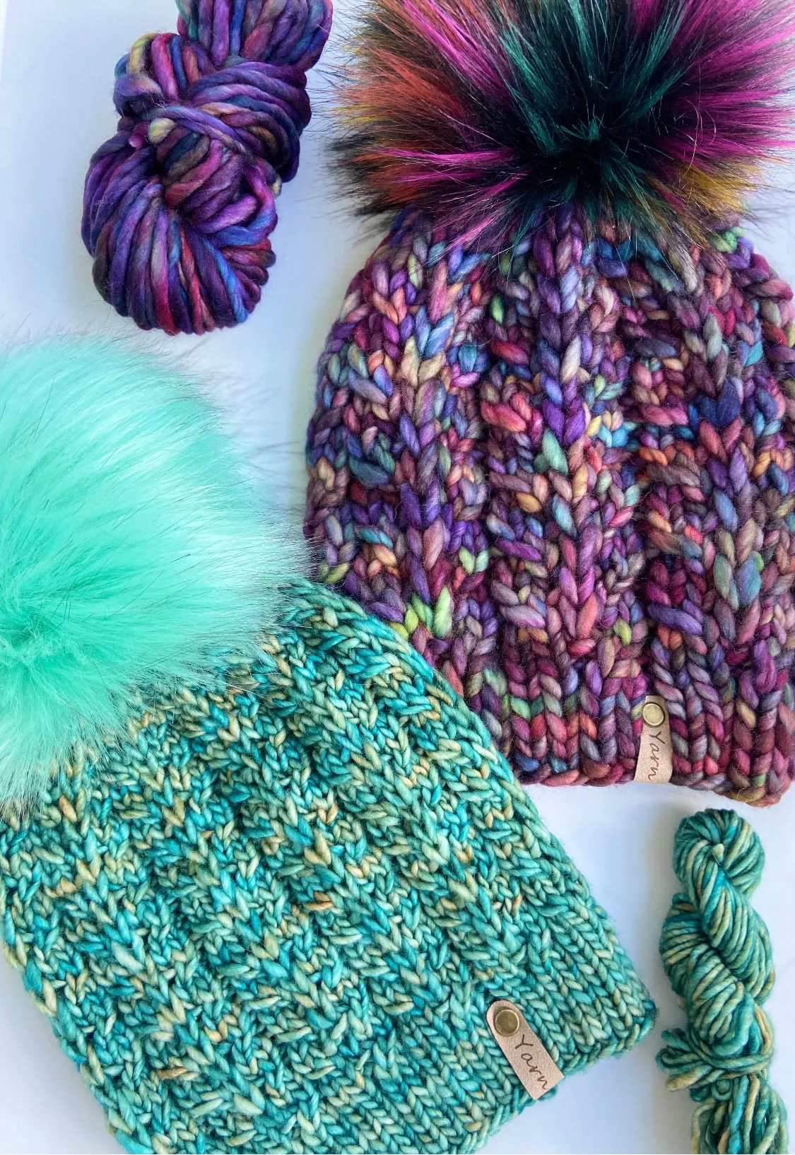 The Faux Shizzle Beanie knit hat PATTERN