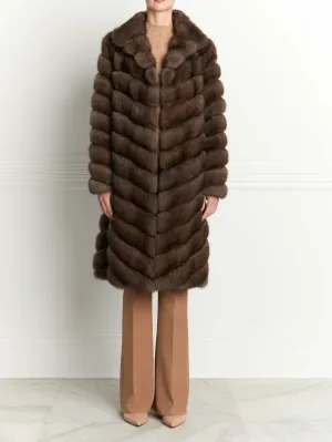 The Genevieve Russian Sable Fur Coat