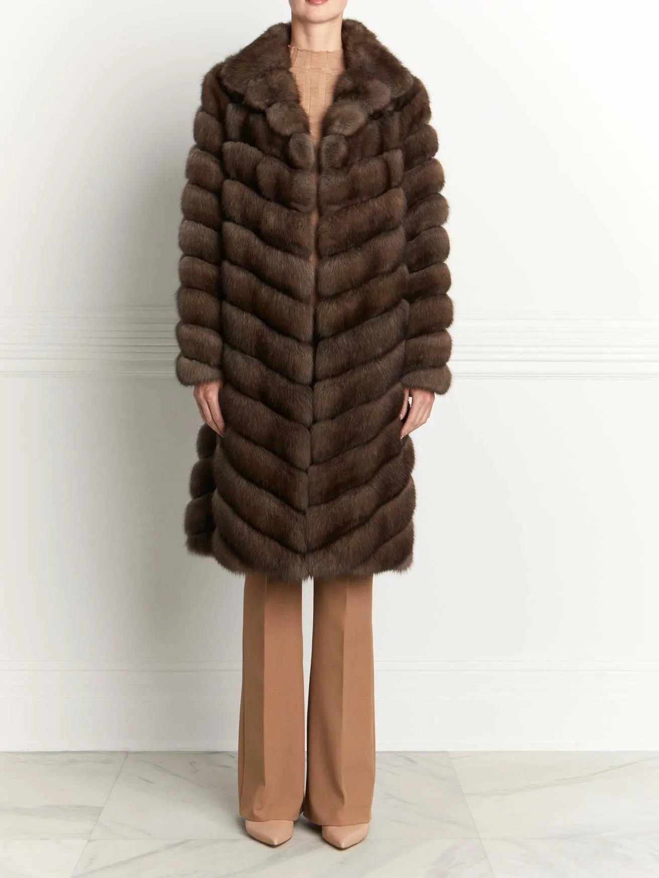 The Genevieve Russian Sable Fur Coat