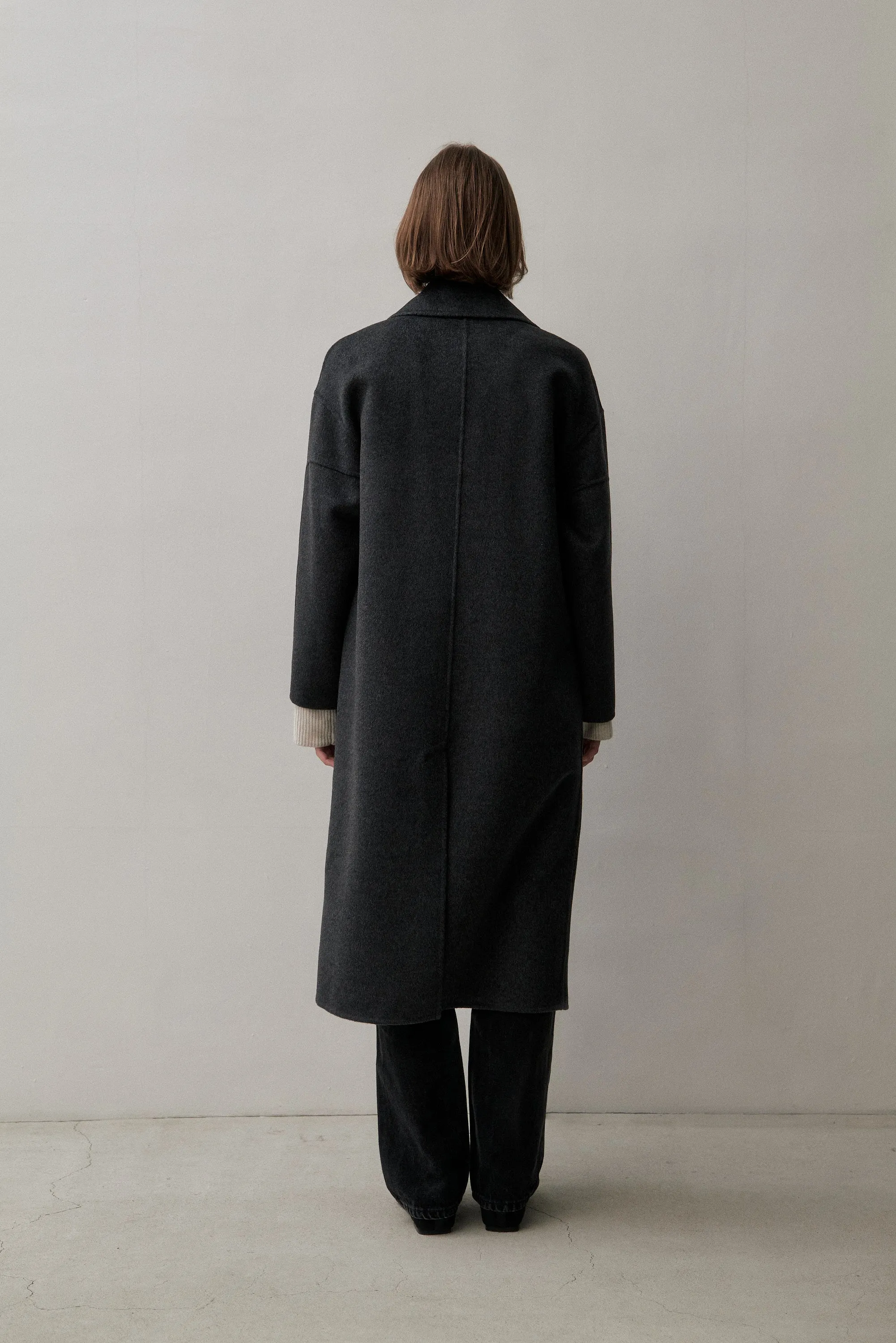 THE LONDON COAT - CHARCOAL