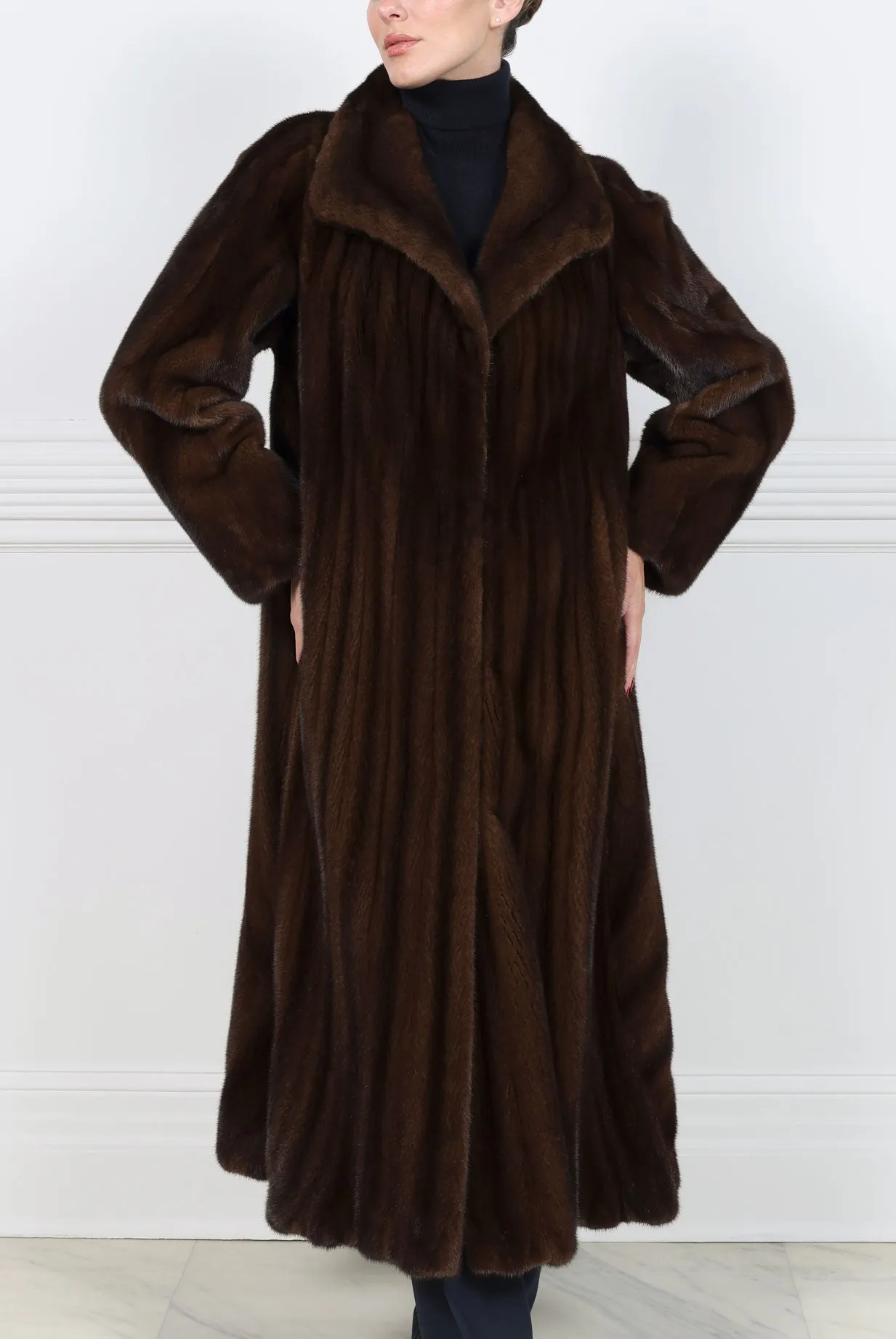 The Swirl Mink Fur Coat