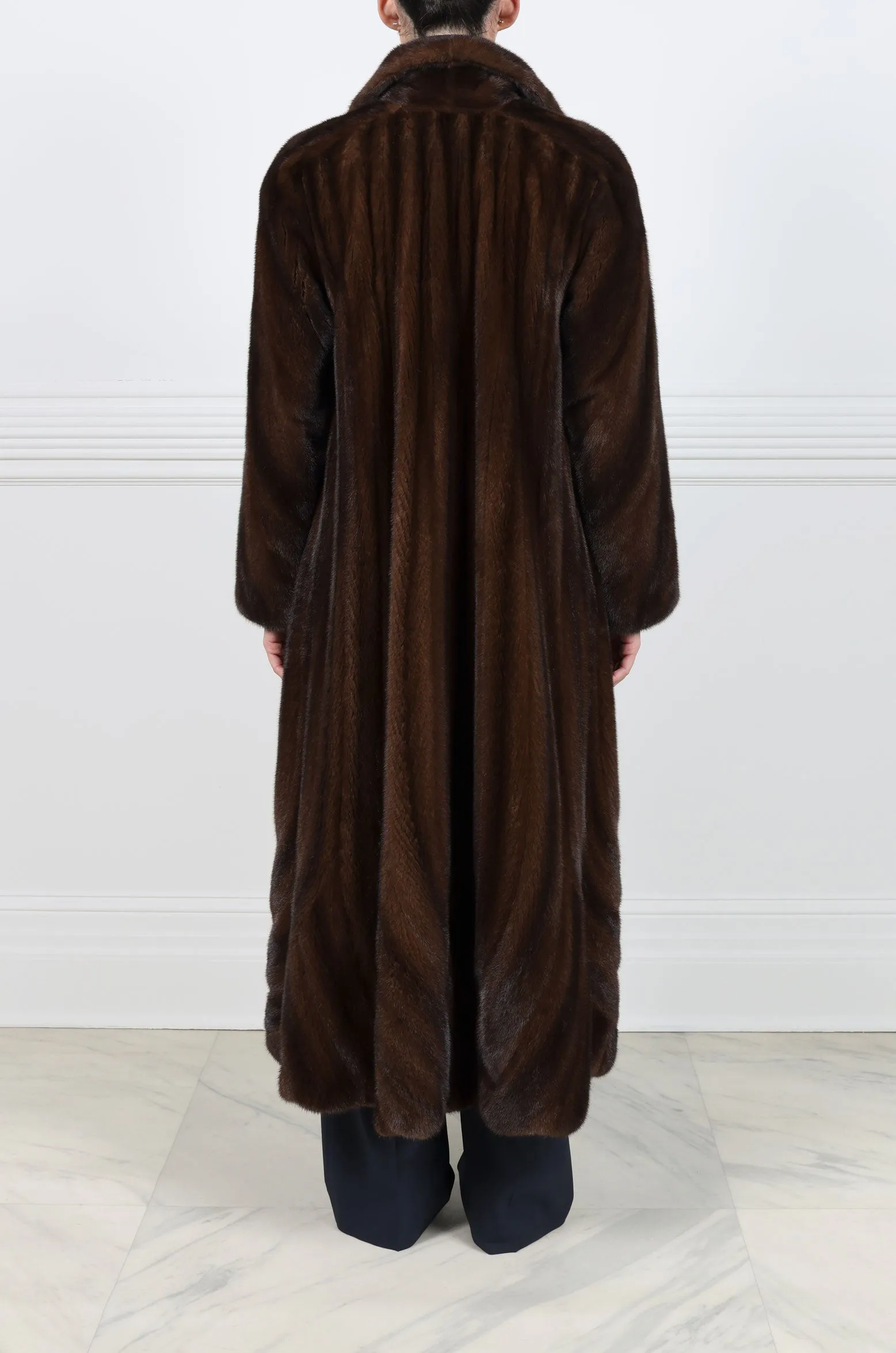 The Swirl Mink Fur Coat