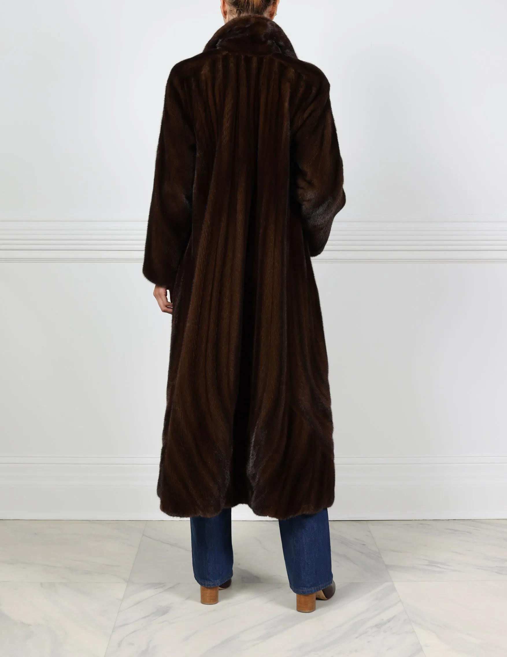 The Swirl Mink Fur Coat