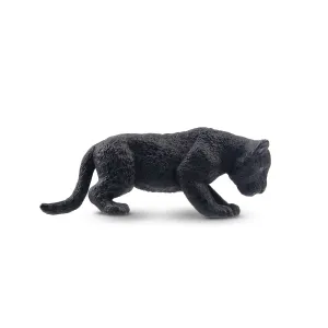 Toymany Black Leopard Cub Figurine Toy