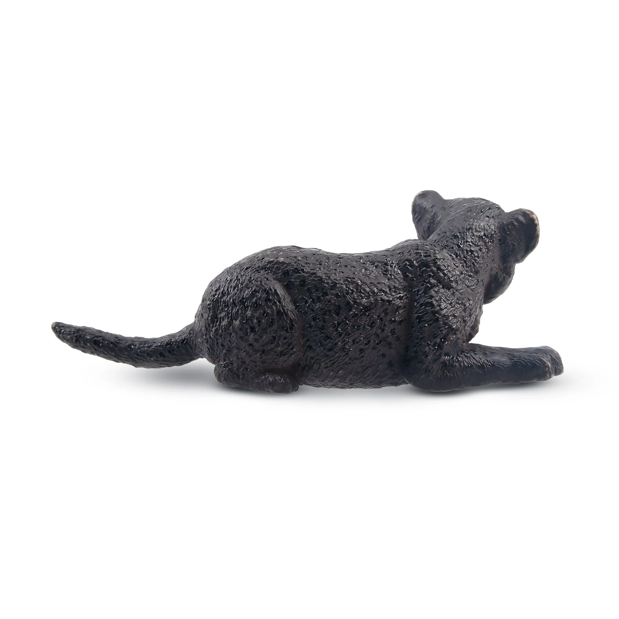 Toymany Lying Black Leopard Cub Figurine Toy