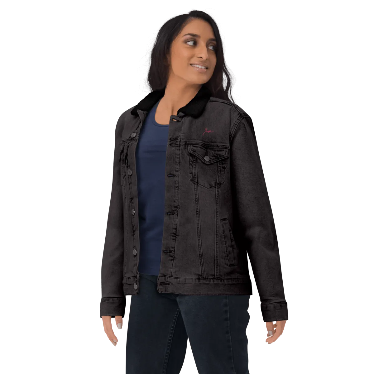 Unisex Signature Denim Sherpa Jacket