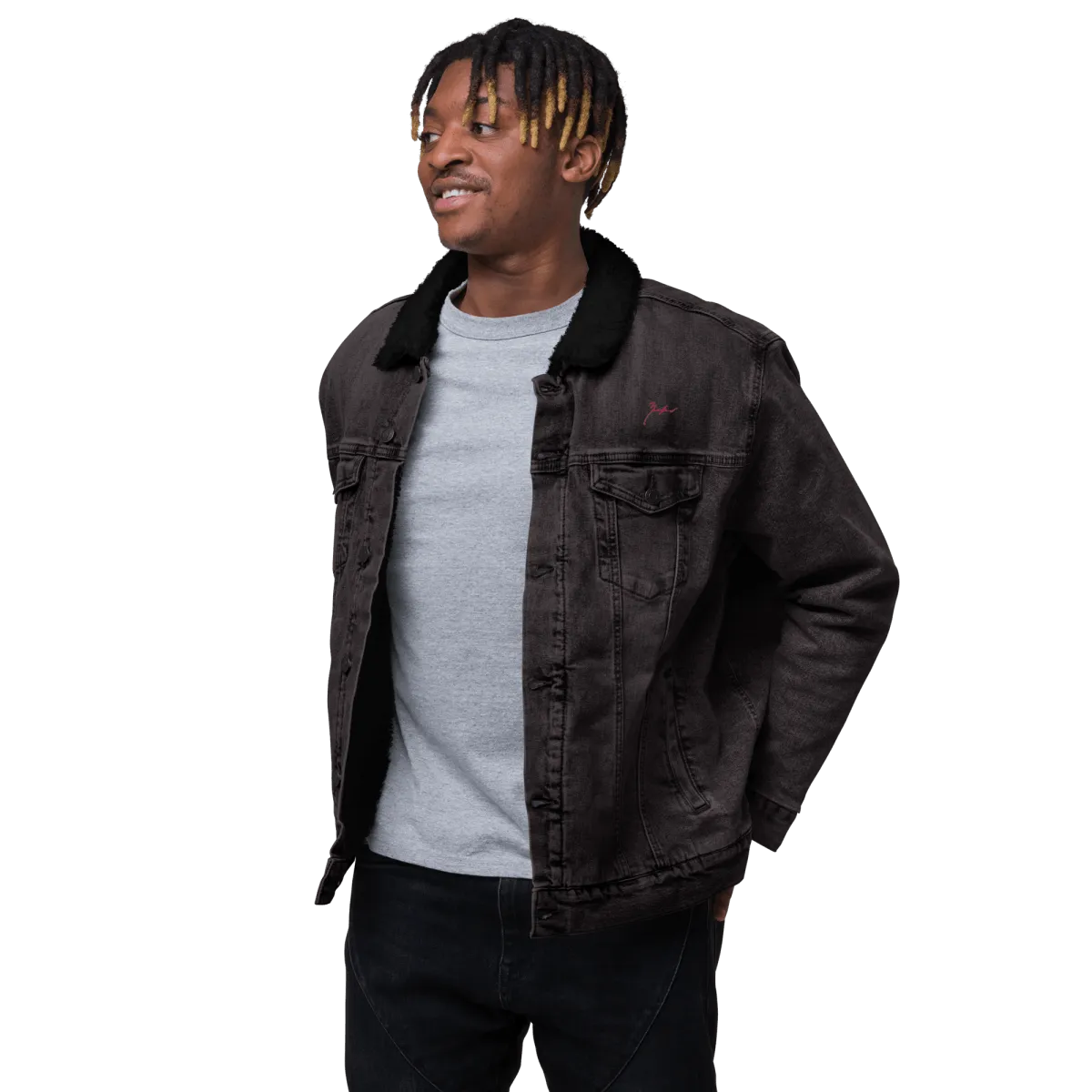 Unisex Signature Denim Sherpa Jacket