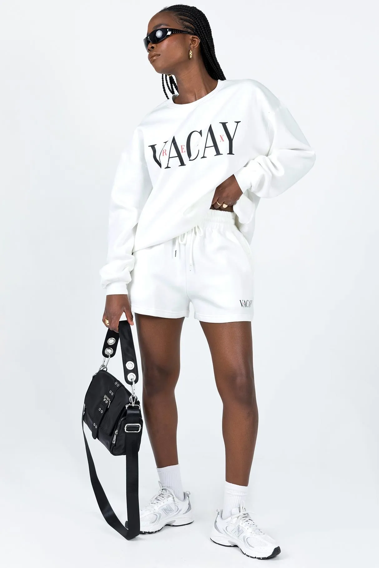 Vaycay Sweatshirt White