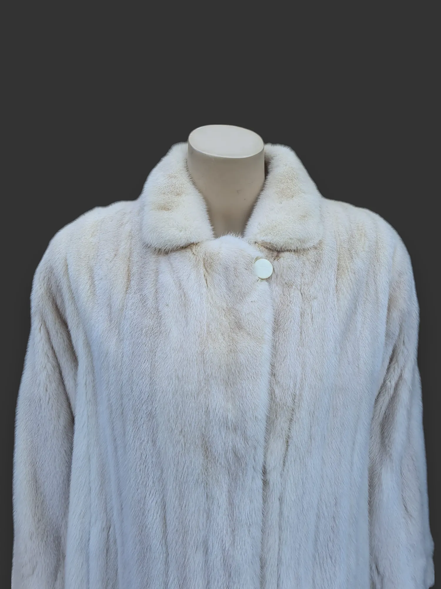 Vintage Tourmaline Mink Coat -Medium