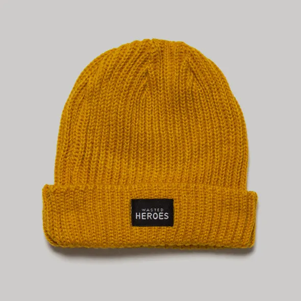 Wasted Heroes - Trawler Beanie - Mustard