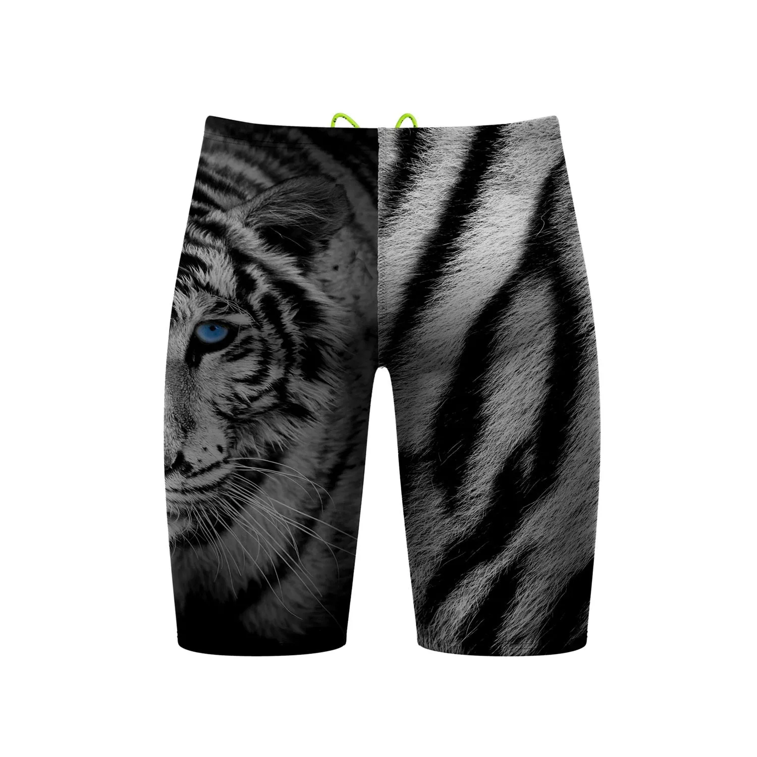 White Tiger Jammer Swimsuit