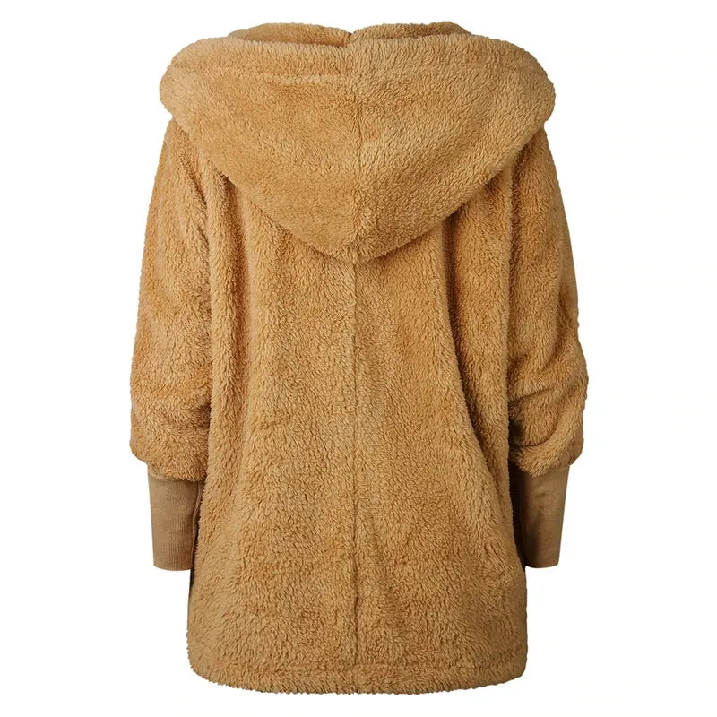 Women's Autumn/Winter Fur Cardigan With Long Sleeves