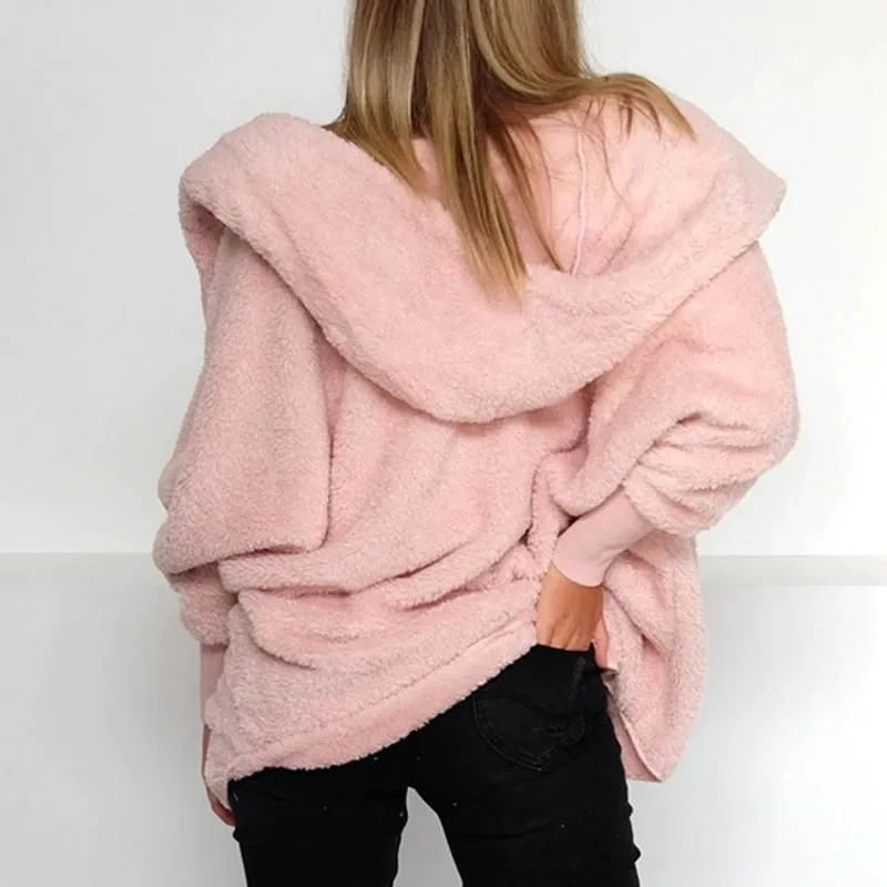 Women's Autumn/Winter Fur Cardigan With Long Sleeves