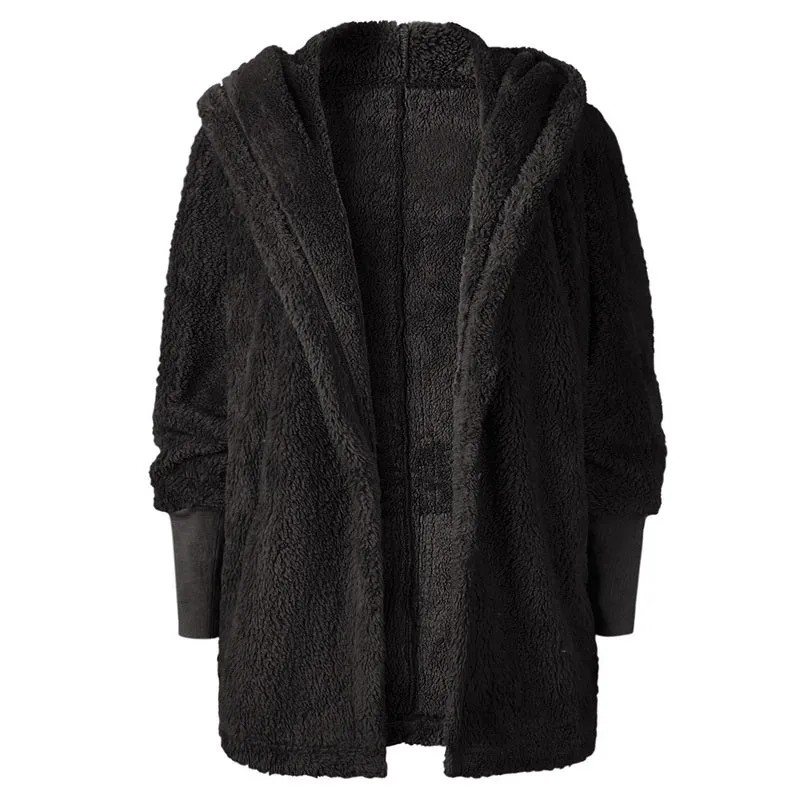 Women's Autumn/Winter Fur Cardigan With Long Sleeves