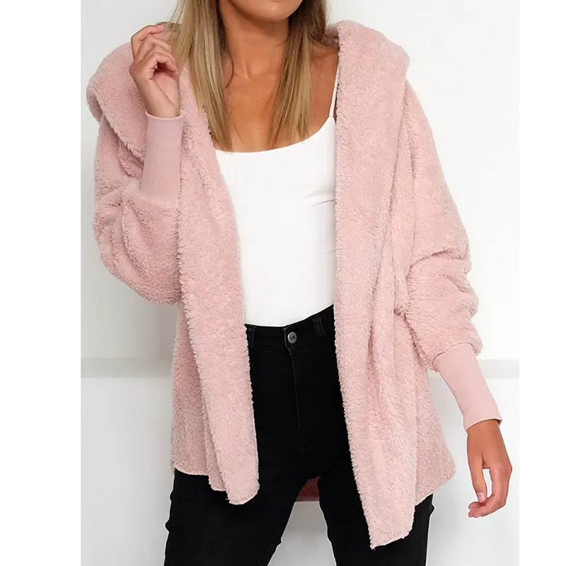 Women's Autumn/Winter Fur Cardigan With Long Sleeves