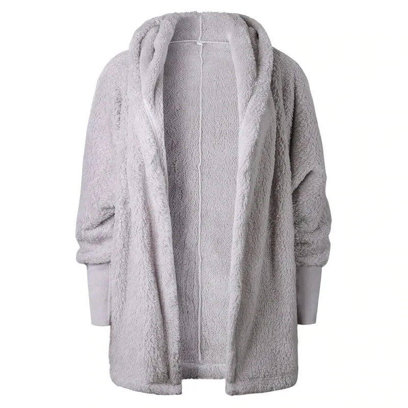 Women's Autumn/Winter Fur Cardigan With Long Sleeves